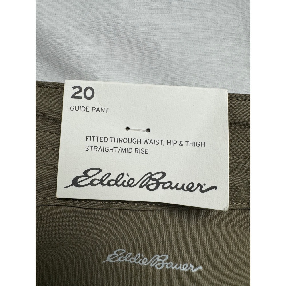 Eddie Bauer First Ascent Guide Pro Pants Womens 20W Slatgreen Hiking Stretch - Picture 2 of 16